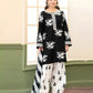 ZARA SHAHJAHAN-3PC LAWN EMBROIDERED SHIRT WITH MONARK PRINTED DUPATTA AND EMB TROUSER
