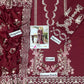 KAHF 3-PIECE LAWN EMBROIDERED SUIT WITH EMBROIDERED CUT WORK DUPATTA & TROUSER